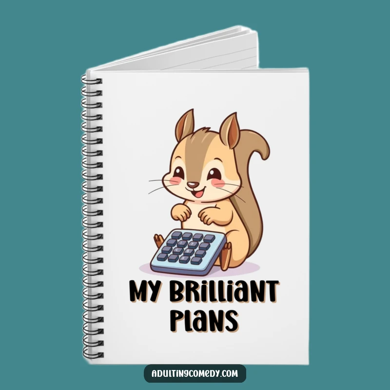 Funny Squirrel Filing System Notebook: Organize Your Thoughts with Enthusiasm