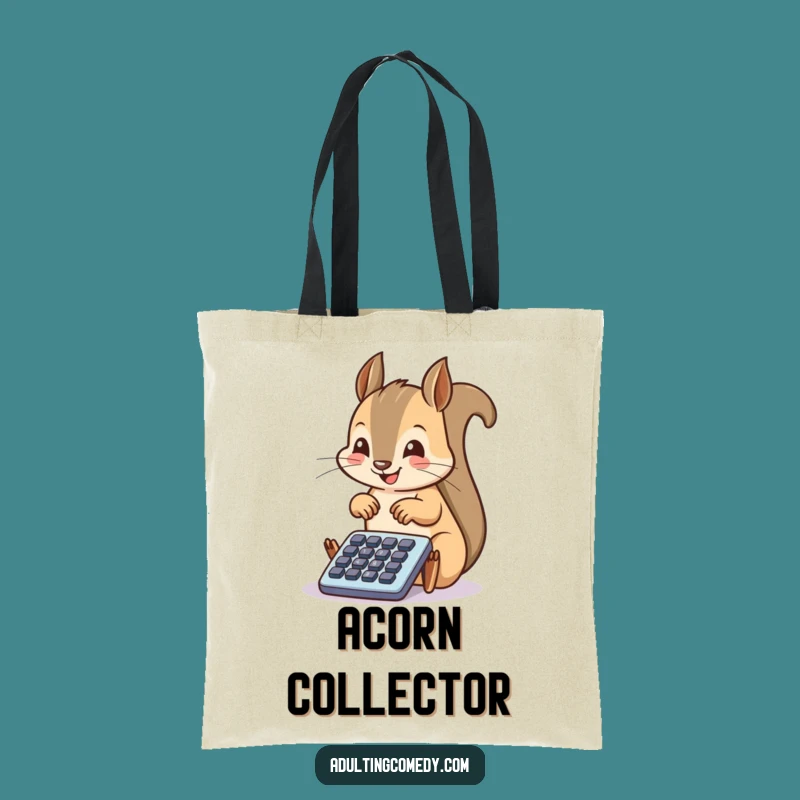 Funny Squirrel Filing Fun Tote Bag: Carry Your Essentials with Style